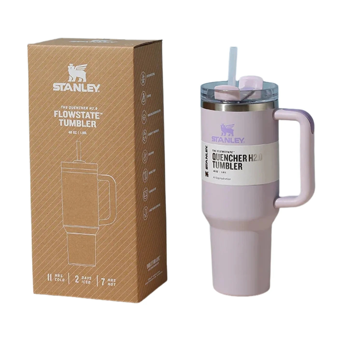Stanley 40 Oz (1200ML) Stainless Steel Tumbler | Leak-Proof Insulated Travel Mug | Hot & Cold